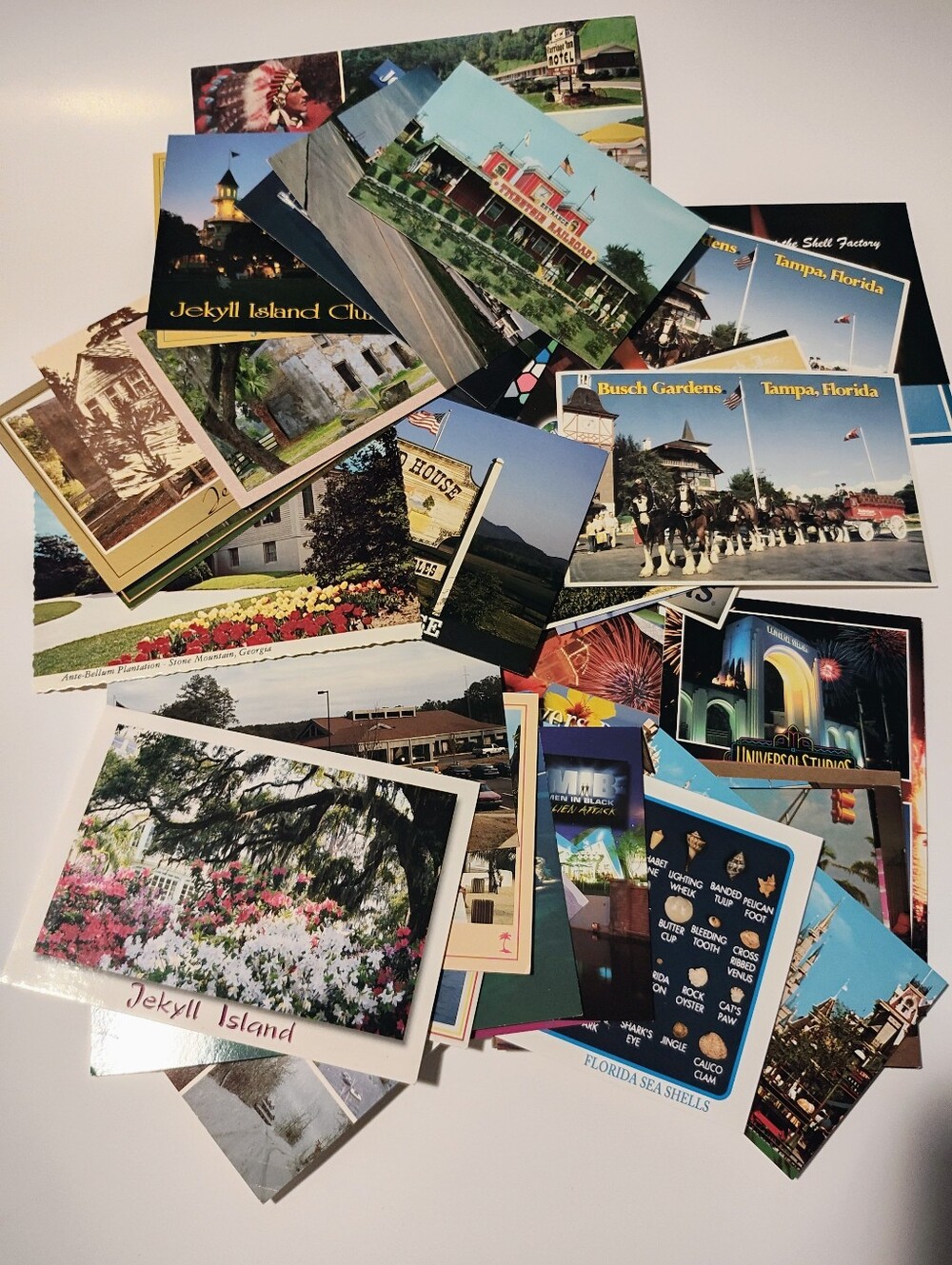 Vintage Postcards Lot Of 60+ From Florida Georgia S Carolina And N Carolina